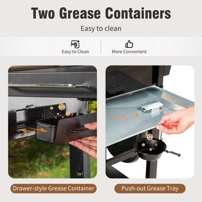 6-Burner Gas Grill with Side Burner for Parties