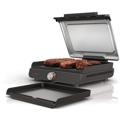 Indoor Grill and Griddle with Swap Plates