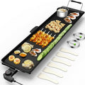 Electric Teppanyaki Tabletop Grill with Nonstick Plate
