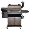 Digital-Control Pellet Smoker Grill with Protective Cover