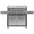 XL 6-Burner Gas Grill with Side Burner Option