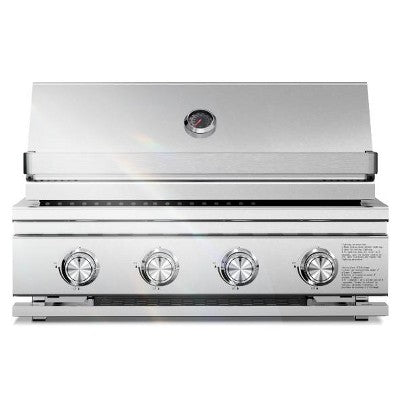 Built-In 4-Burner Grill Head for Outdoor Islands