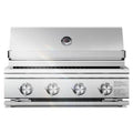 Built-In 4-Burner Grill Head for Outdoor Islands