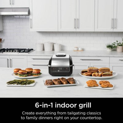 Indoor Grill with Air Fry and Roast Modes