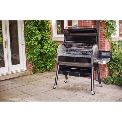 Island-Style 5-Burner Gas Grill in Dark Finish