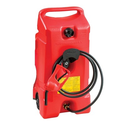 Portable 14-Gallon Fuel Tank Caddy with Hose