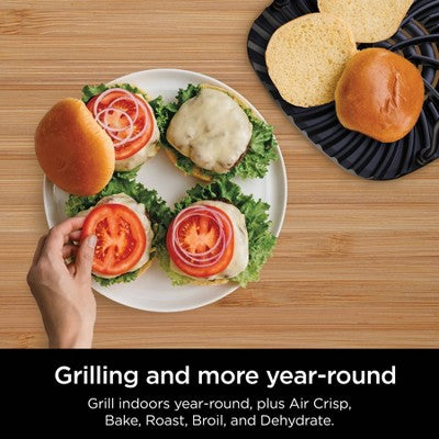 Indoor Grill with Air Fry and Roast Modes